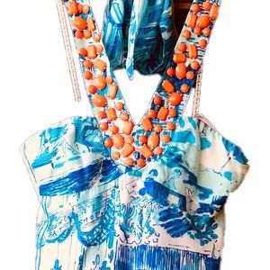 💗Lilly Pulitzer 100% Silk Maxi Dress Size 2💗